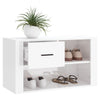 Stella Homewares Shoe Cabinet High Gloss White 80x35x45 cm Engineered Wood