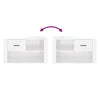 Stella Homewares Shoe Cabinet High Gloss White 80x35x45 cm Engineered Wood