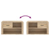 Stella Homewares Shoe Cabinet Sonoma Oak 80x35x45 cm Engineered Wood