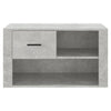 Stella Homewares Shoe Cabinet Concrete Grey 80x35x45 cm Engineered Wood