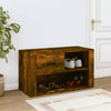 Stella Homewares Shoe Cabinet Smoked Oak 80x35x45 cm Engineered Wood