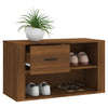 Stella Homewares Shoe Cabinet Brown Oak 80x35x45 cm Engineered Wood