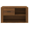 Stella Homewares Shoe Cabinet Brown Oak 80x35x45 cm Engineered Wood