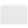 Stella Homewares Wall-mounted Bedside Cabinet White 50x36x25 cm