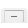 Stella Homewares Wall-mounted Bedside Cabinets 2 pcs White 50x36x25 cm