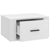 Stella Homewares Wall-mounted Bedside Cabinets 2 pcs White 50x36x25 cm
