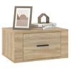 Stella Homewares Wall-mounted Bedside Cabinets 2 pcs Sonoma Oak 50x36x25 cm