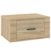 Stella Homewares Wall-mounted Bedside Cabinets 2 pcs Sonoma Oak 50x36x25 cm