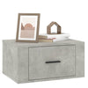 Stella Homewares Wall-mounted Bedside Cabinets 2 pcs Concrete Grey 50x36x25 cm