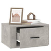 Stella Homewares Wall-mounted Bedside Cabinets 2 pcs Concrete Grey 50x36x25 cm