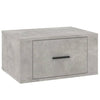 Stella Homewares Wall-mounted Bedside Cabinets 2 pcs Concrete Grey 50x36x25 cm