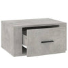 Stella Homewares Wall-mounted Bedside Cabinets 2 pcs Concrete Grey 50x36x25 cm