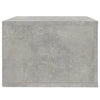 Stella Homewares Wall-mounted Bedside Cabinets 2 pcs Concrete Grey 50x36x25 cm