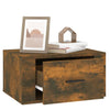 Stella Homewares Wall-mounted Bedside Cabinets 2 pcs Smoked Oak 50x36x25 cm