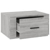 Stella Homewares Wall-mounted Bedside Cabinet Grey Sonoma 50x36x25 cm