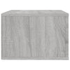 Stella Homewares Wall-mounted Bedside Cabinet Grey Sonoma 50x36x25 cm