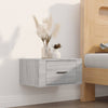 Stella Homewares Wall-mounted Bedside Cabinets 2 pcs Grey Sonoma 50x36x25 cm