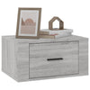 Stella Homewares Wall-mounted Bedside Cabinets 2 pcs Grey Sonoma 50x36x25 cm