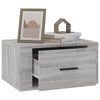 Stella Homewares Wall-mounted Bedside Cabinets 2 pcs Grey Sonoma 50x36x25 cm
