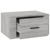 Stella Homewares Wall-mounted Bedside Cabinets 2 pcs Grey Sonoma 50x36x25 cm