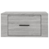 Stella Homewares Wall-mounted Bedside Cabinets 2 pcs Grey Sonoma 50x36x25 cm