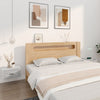 Stella Homewares Wall-mounted Bedside Cabinets 2 pcs Grey Sonoma 50x36x25 cm