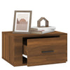 Stella Homewares Wall-mounted Bedside Cabinets 2 pcs Brown Oak 50x36x25 cm
