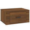 Stella Homewares Wall-mounted Bedside Cabinets 2 pcs Brown Oak 50x36x25 cm