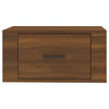 Stella Homewares Wall-mounted Bedside Cabinets 2 pcs Brown Oak 50x36x25 cm