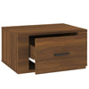 Stella Homewares Wall-mounted Bedside Cabinets 2 pcs Brown Oak 50x36x25 cm