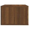 Stella Homewares Wall-mounted Bedside Cabinets 2 pcs Brown Oak 50x36x25 cm