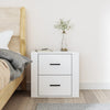 Stella Homewares Wall-mounted Bedside Cabinet White 50x36x47 cm