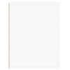 Stella Homewares Wall-mounted Bedside Cabinet White 50x36x47 cm