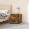 Stella Homewares Wall-mounted Bedside Cabinet Smoked Oak 50x36x47 cm