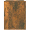 Stella Homewares Wall-mounted Bedside Cabinet Smoked Oak 50x36x47 cm