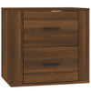 Stella Homewares Wall-mounted Bedside Cabinet Brown Oak 50x36x47 cm
