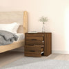 Stella Homewares Wall-mounted Bedside Cabinet Brown Oak 50x36x47 cm