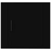 Stella Homewares Wall-mounted Bedside Cabinets 2 pcs Black 50x30x47 cm