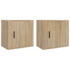 Stella Homewares Wall-mounted Bedside Cabinets 2 pcs Sonoma Oak 50x30x47 cm