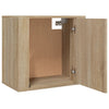 Stella Homewares Wall-mounted Bedside Cabinets 2 pcs Sonoma Oak 50x30x47 cm
