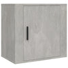 Stella Homewares Wall-mounted Bedside Cabinets 2 pcs Concrete Grey 50x30x47 cm
