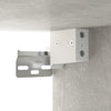 Stella Homewares Wall-mounted Bedside Cabinets 2 pcs Concrete Grey 50x30x47 cm