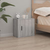Stella Homewares Wall-mounted Bedside Cabinets 2 pcs Grey Sonoma 50x30x47 cm