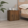 Stella Homewares Wall-mounted Bedside Cabinets 2 pcs Brown Oak 50x30x47 cm