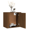 Stella Homewares Wall-mounted Bedside Cabinets 2 pcs Brown Oak 50x30x47 cm
