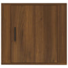 Stella Homewares Wall-mounted Bedside Cabinets 2 pcs Brown Oak 50x30x47 cm