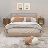 Stella Homewares Wall-mounted Bedside Cabinets 2 pcs Brown Oak 50x30x47 cm