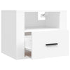 Stella Homewares Wall-mounted Bedside Cabinet White 50x36x40 cm