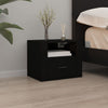 Stella Homewares Wall-mounted Bedside Cabinets 2 pcs Black 50x36x40 cm