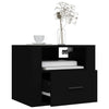 Stella Homewares Wall-mounted Bedside Cabinets 2 pcs Black 50x36x40 cm
